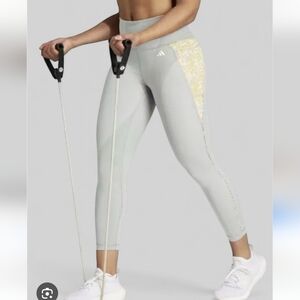 Adidas Optime Stash High-Waisted 7/8 Training Leggings Women's‎ XS